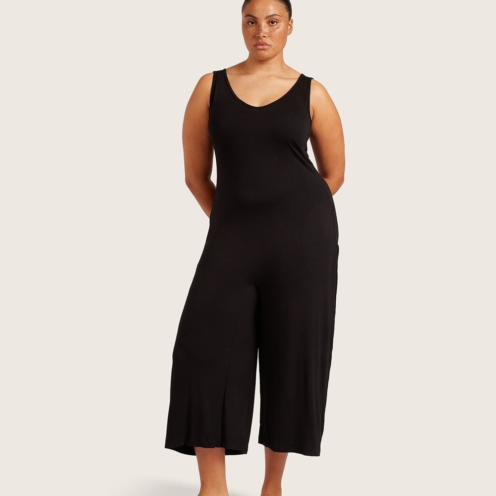 Sustainable Bamboo Cropped Jumpsuit